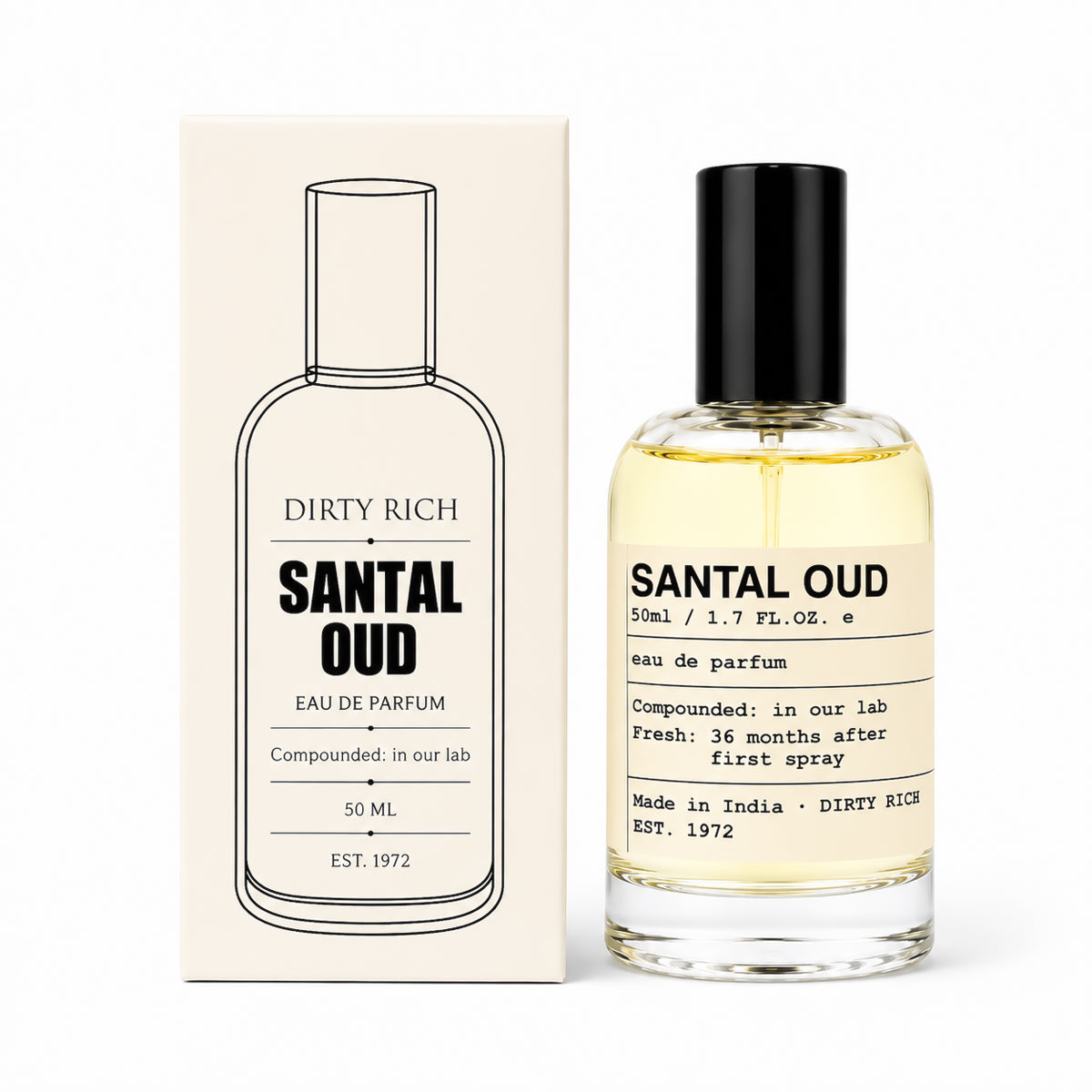 Santal Oud Eau de Parfum | Unisex Luxury Fragrance – 50ml