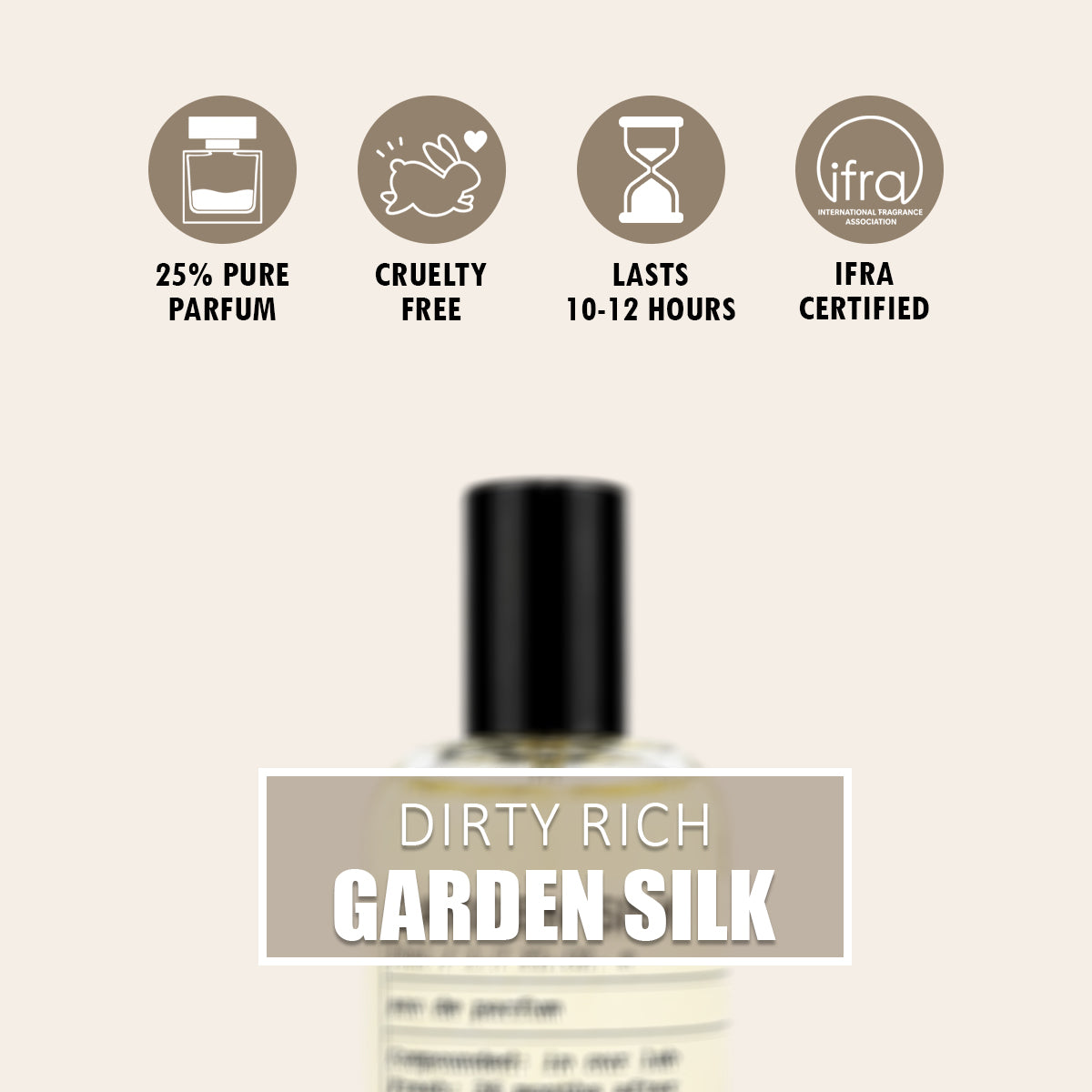 Dirty Rich Garden Silk Eau De Parfum 50ml | Long-Lasting Floral Fragrance for Men & Women