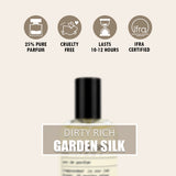 Dirty Rich Garden Silk Eau De Parfum 50ml | Long-Lasting Floral Fragrance for Men & Women