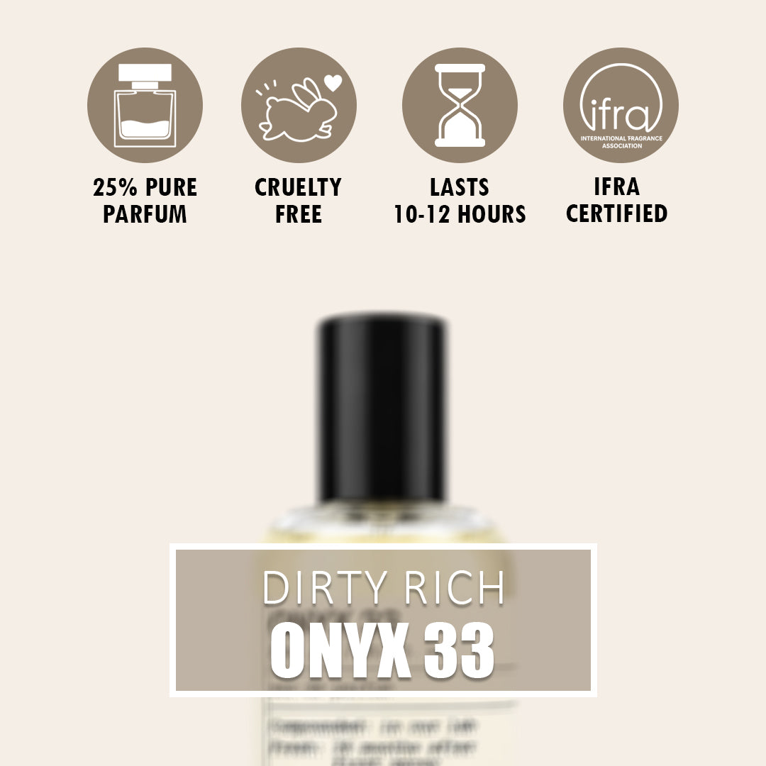 Dirty Rich Onyx 33 Eau de Parfum 50ml | Premium Perfume