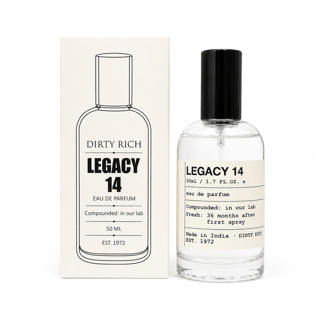 Dirty Rich Legacy 14 Eau de Parfum – 50ml| Long-Lasting Floral Fragrance for Men & Women